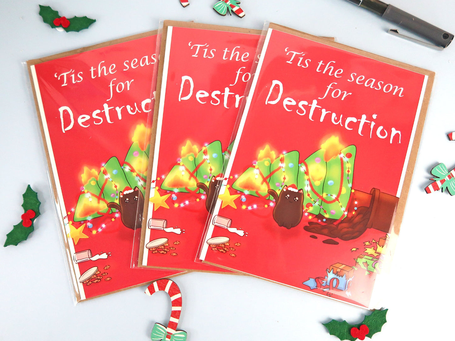 Funny Cat Christmas Cards