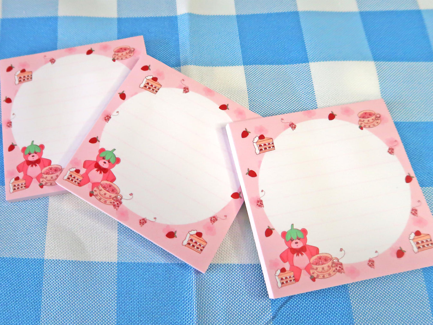 Strawberry Tea Party Sticky Notes