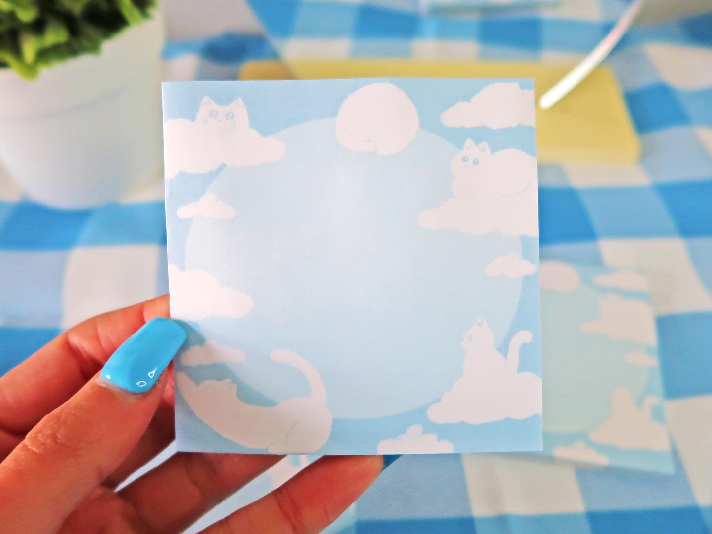 Cat Clouds Sticky Notes