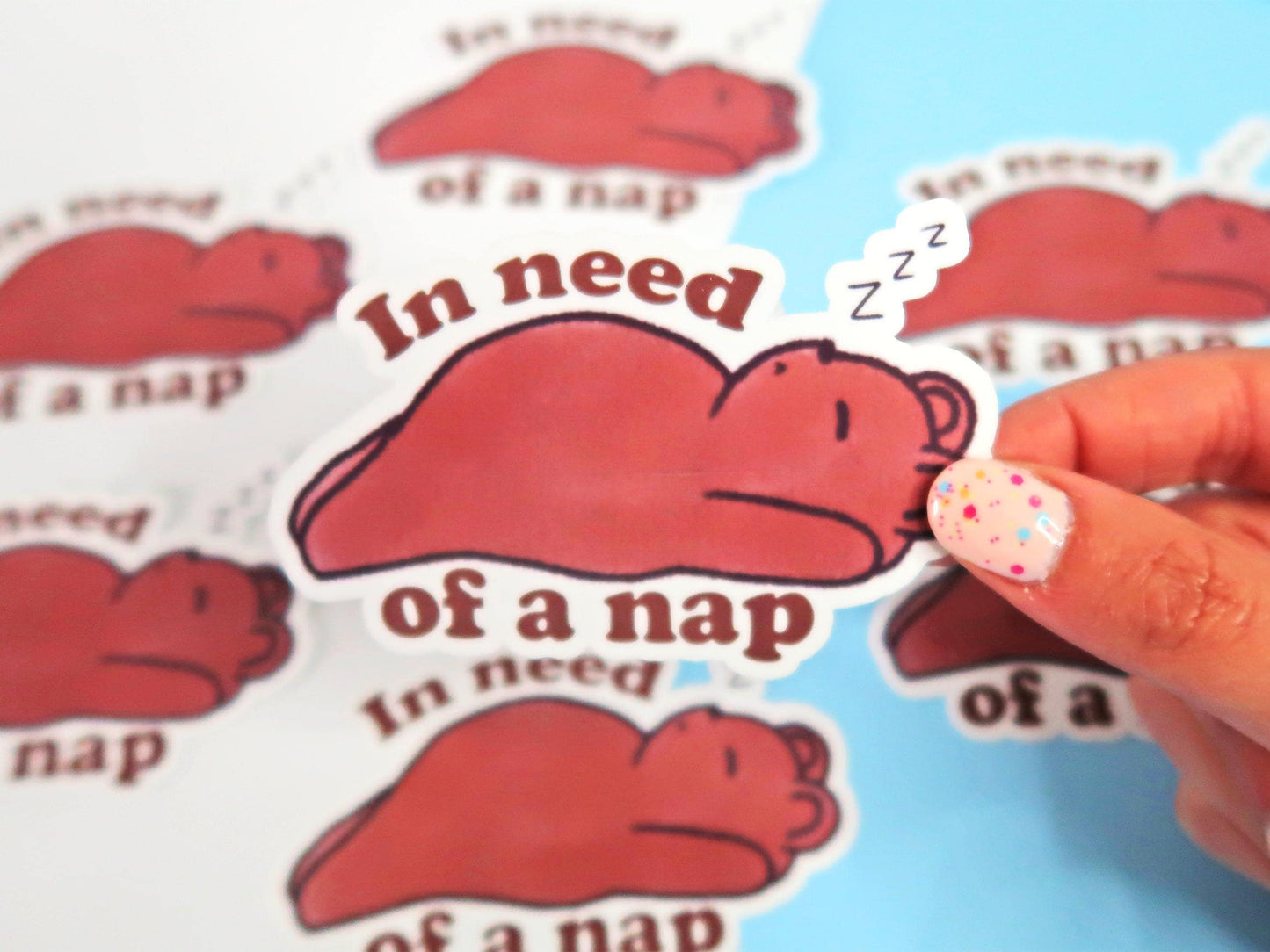 In Need Of A Nap Sticker