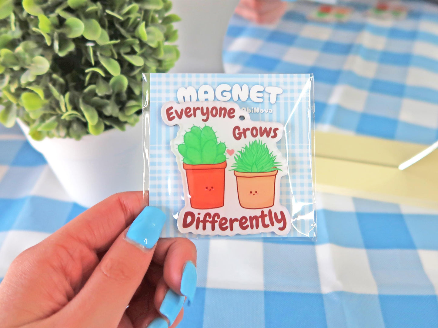 Everyone Grows Differently Fridge Magnets