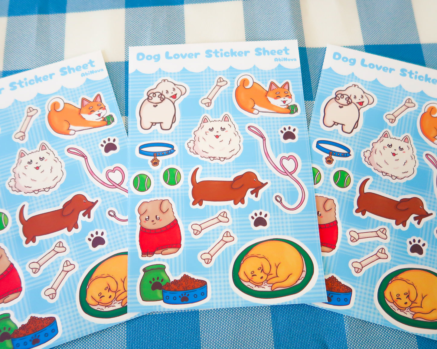 Cute Dog Sticker Sheet