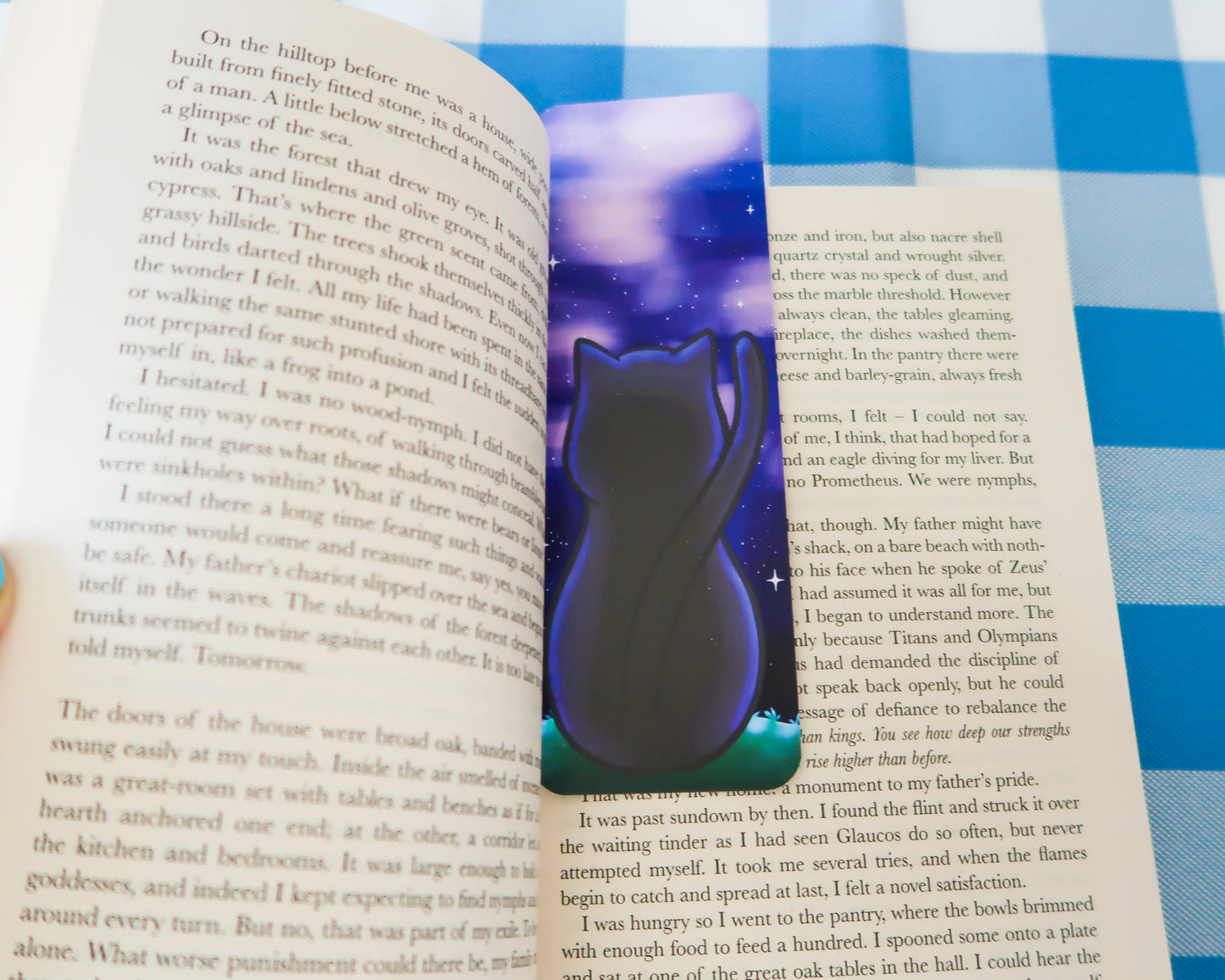 Stargazing Cat Bookmark