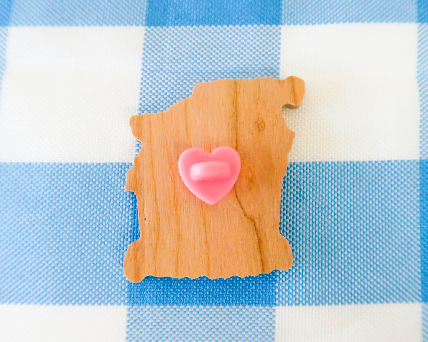 "Everyone Grows Differently" Wooden Pin