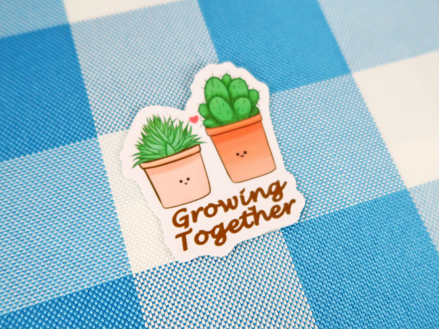 Growing together Sticker