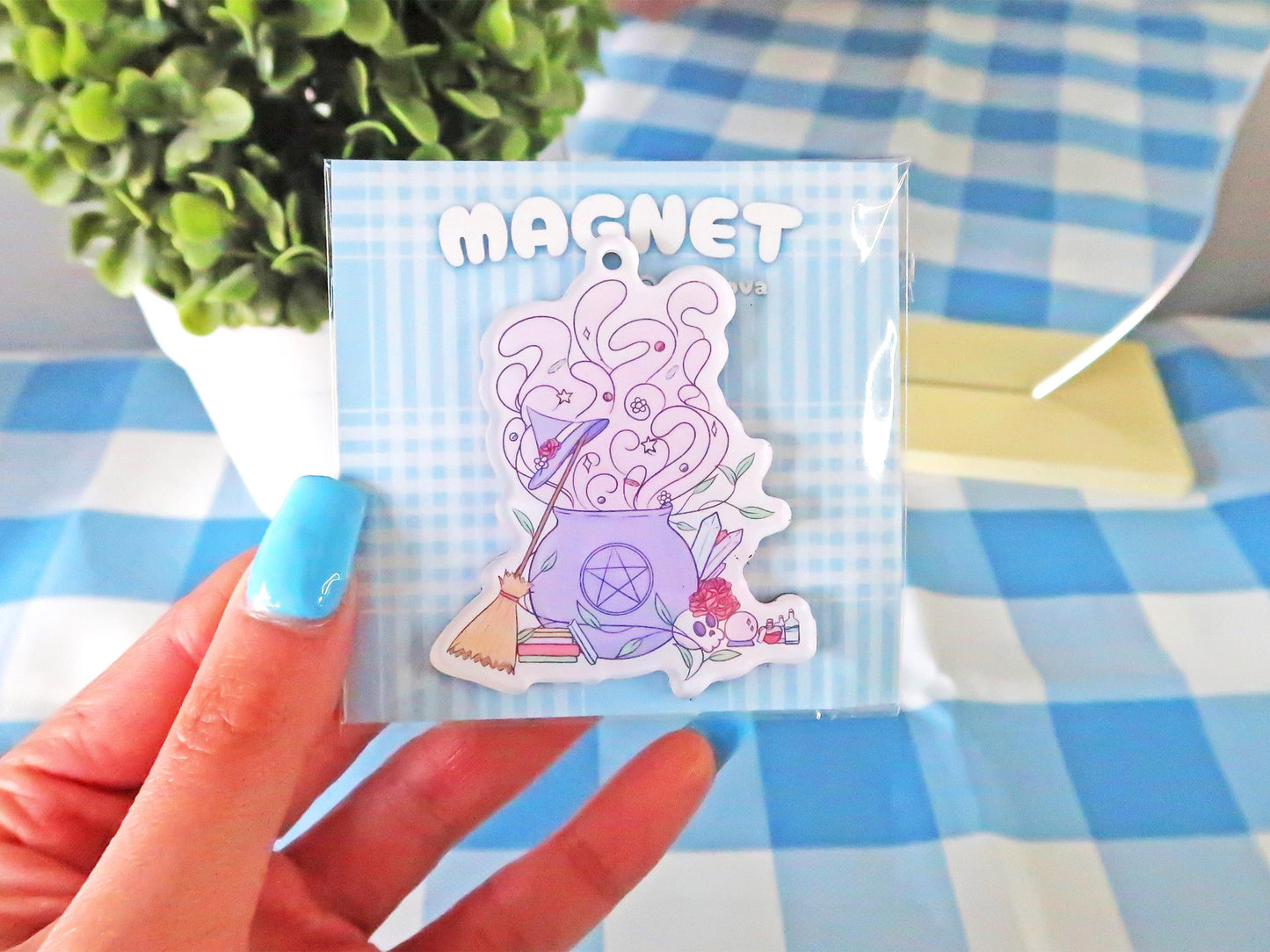 Pastel Witch Magnet