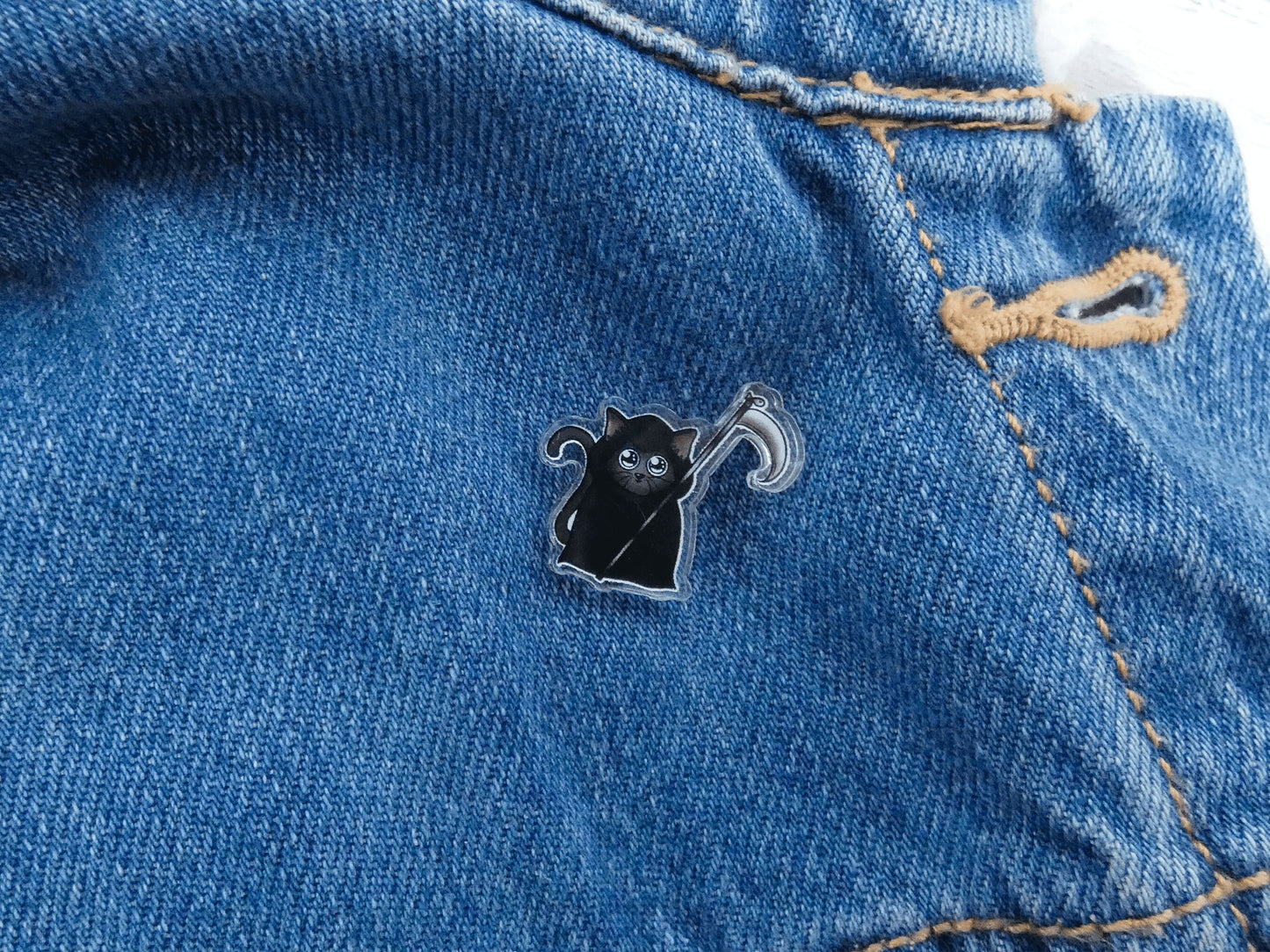 Cat Reaper Acrylic Pin