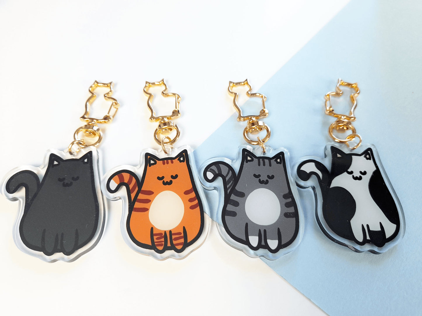 Sassy Cat Keychains