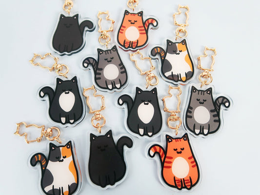 Sassy Cat Keychains