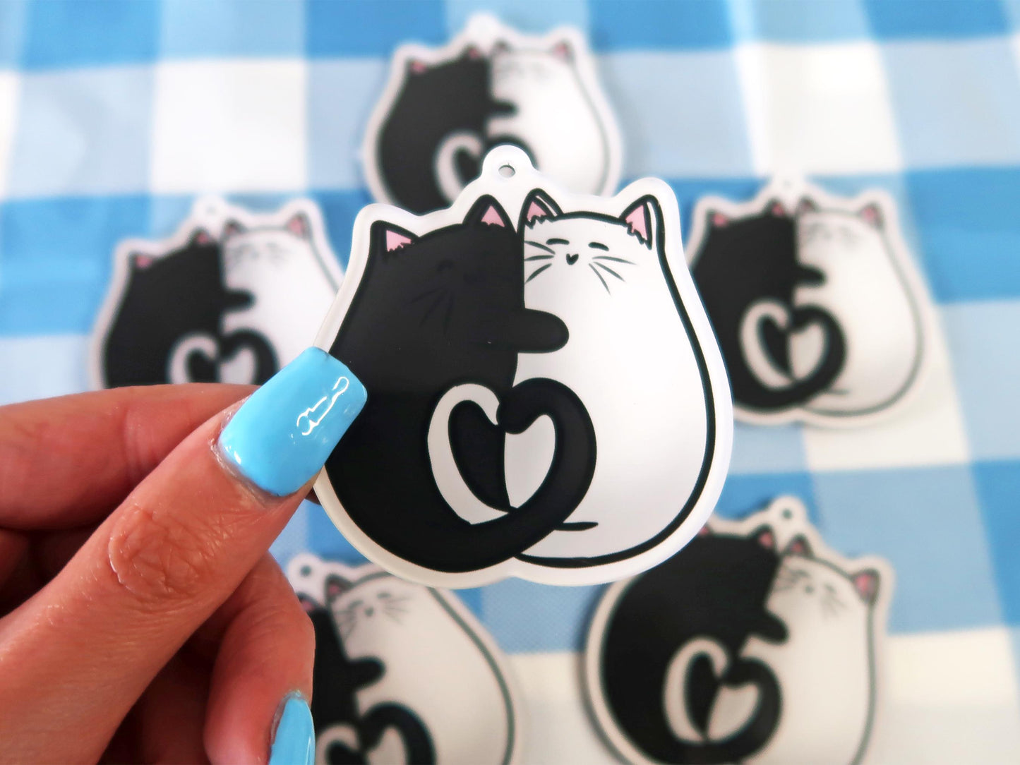 Cat Cuddles Fridge Magnet