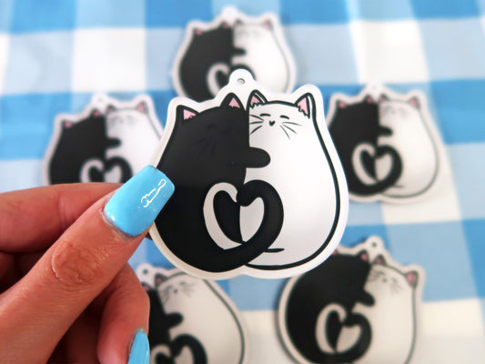 Cat Cuddles Fridge Magnet