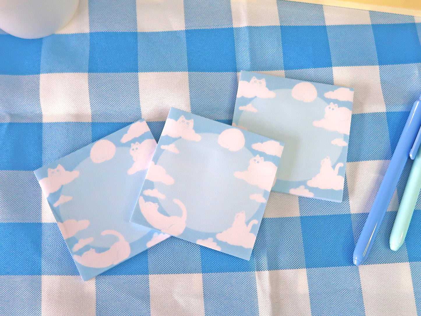 Cat Clouds Sticky Notes