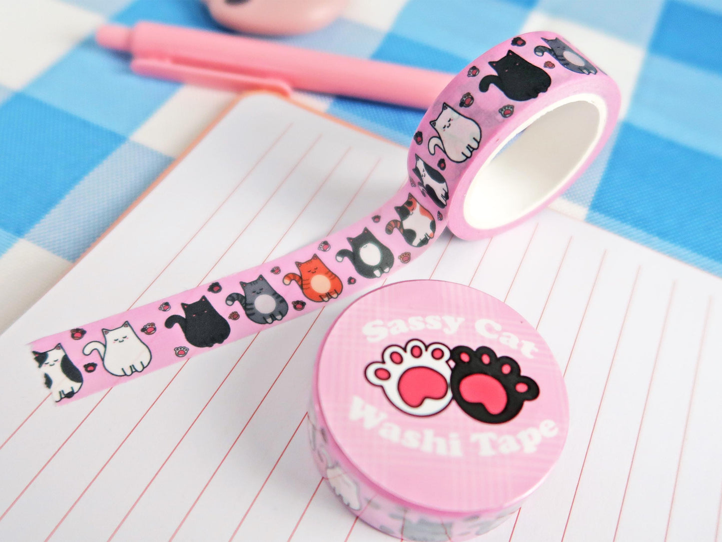 Sassy Cat Washi Tape