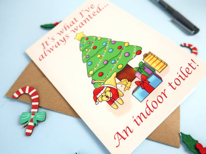 Funny Dog Christmas Card