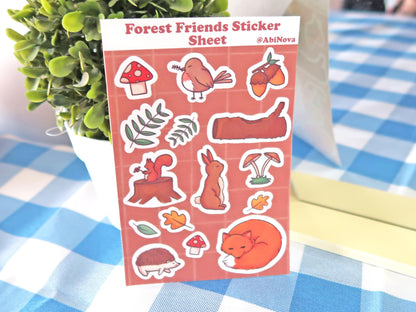 Woodland Critters Sticker Sheet