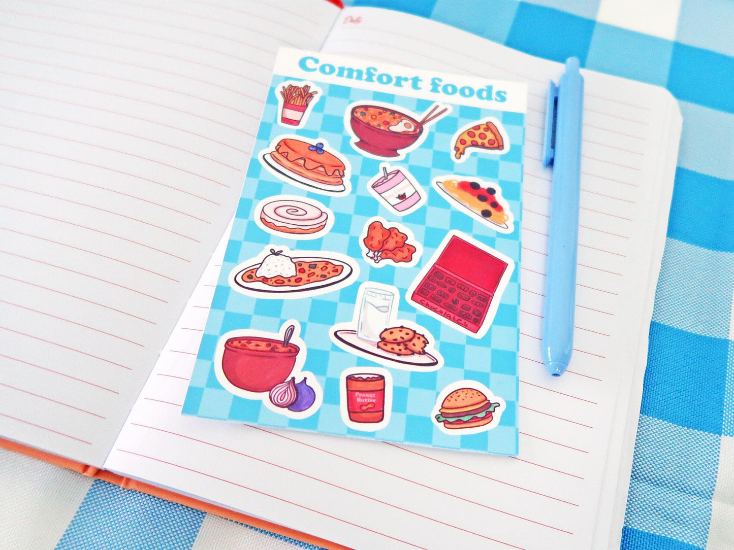 Comfort Foods Sticker Sheet