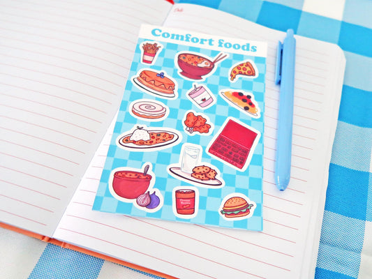 Comfort Foods Sticker Sheet