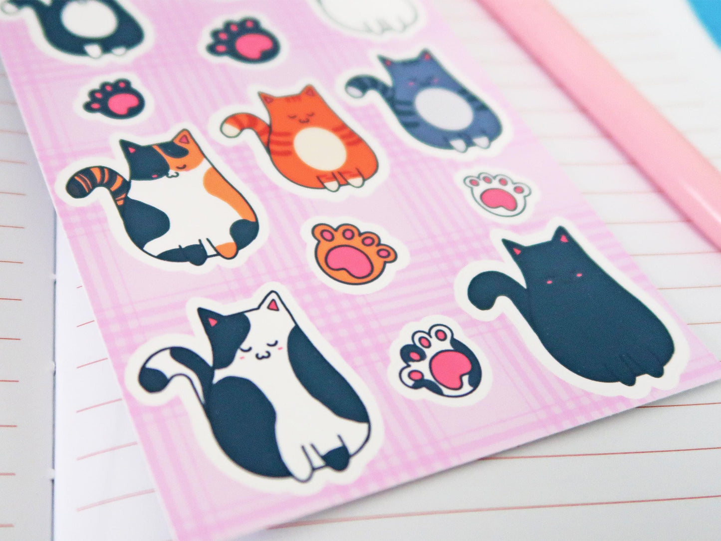 Sassy Cat Sticker Sheets