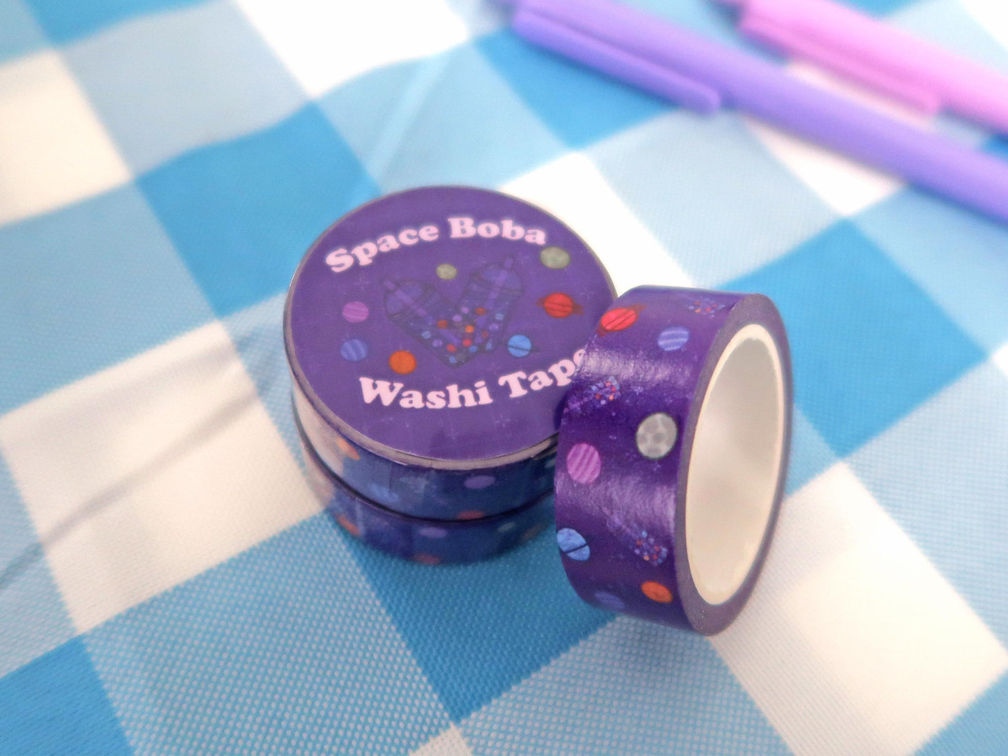 Space Boba Washi Tape