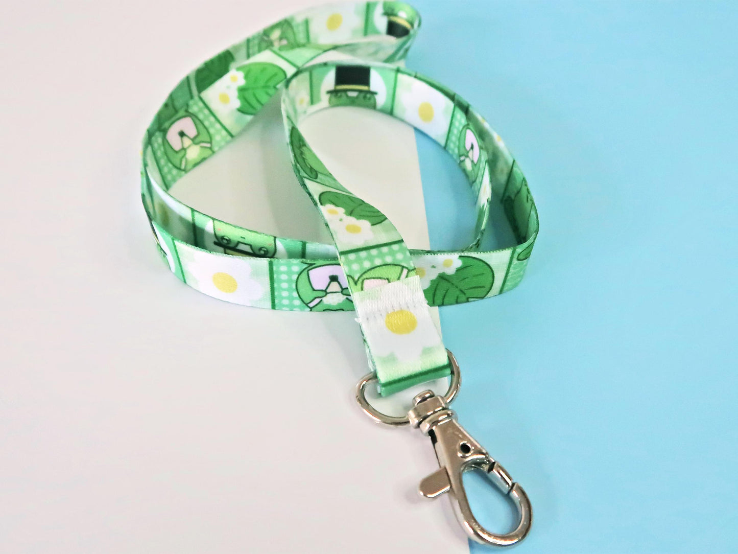 Flowers & Frogs Lanyard