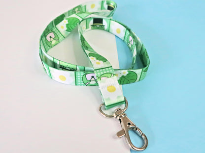 Flowers & Frogs Lanyard