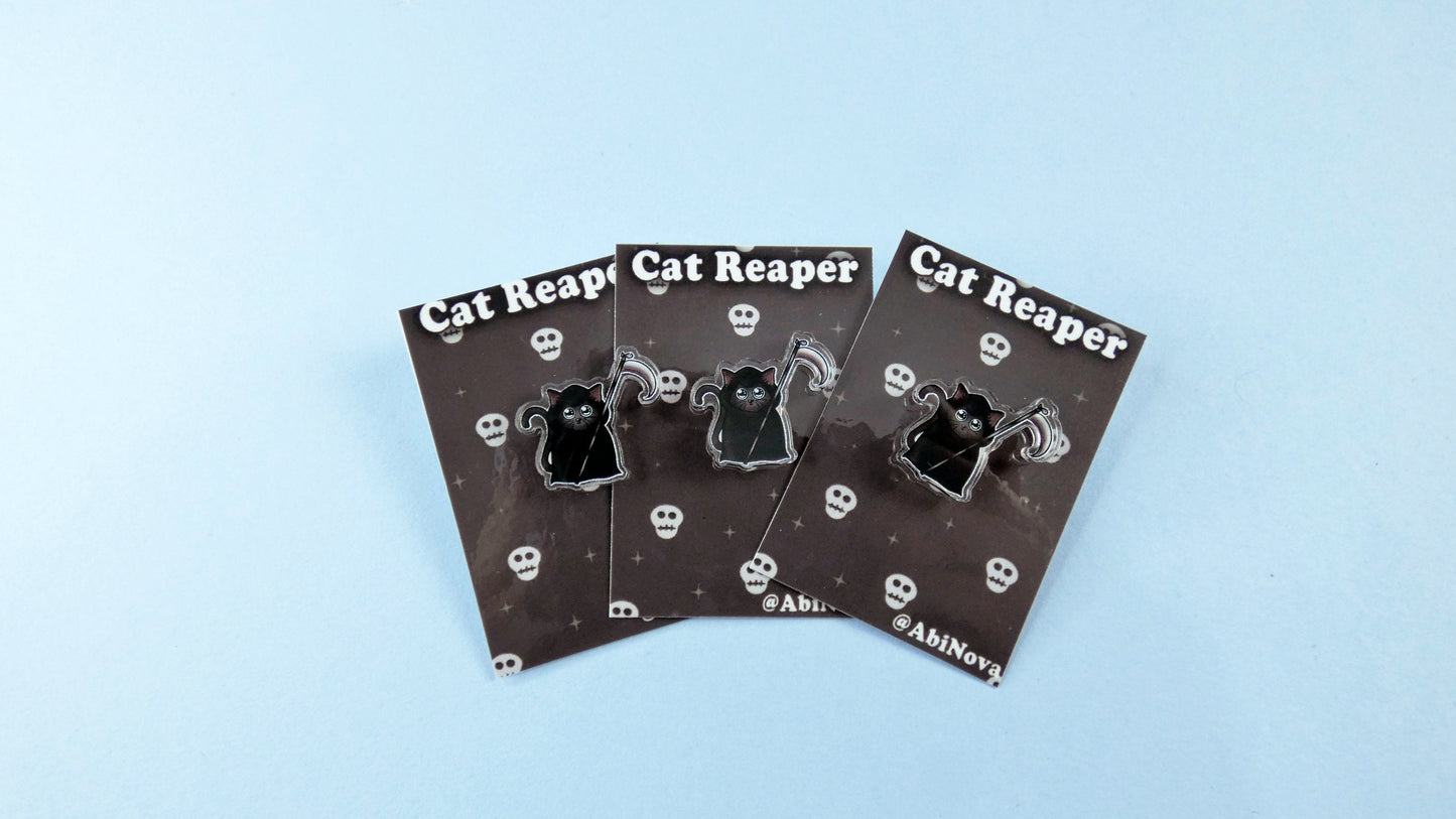 Cat Reaper Acrylic Pin