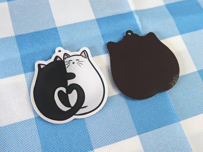 Cat Cuddles Fridge Magnet