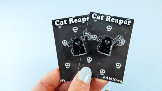 Cat Reaper Acrylic Pin