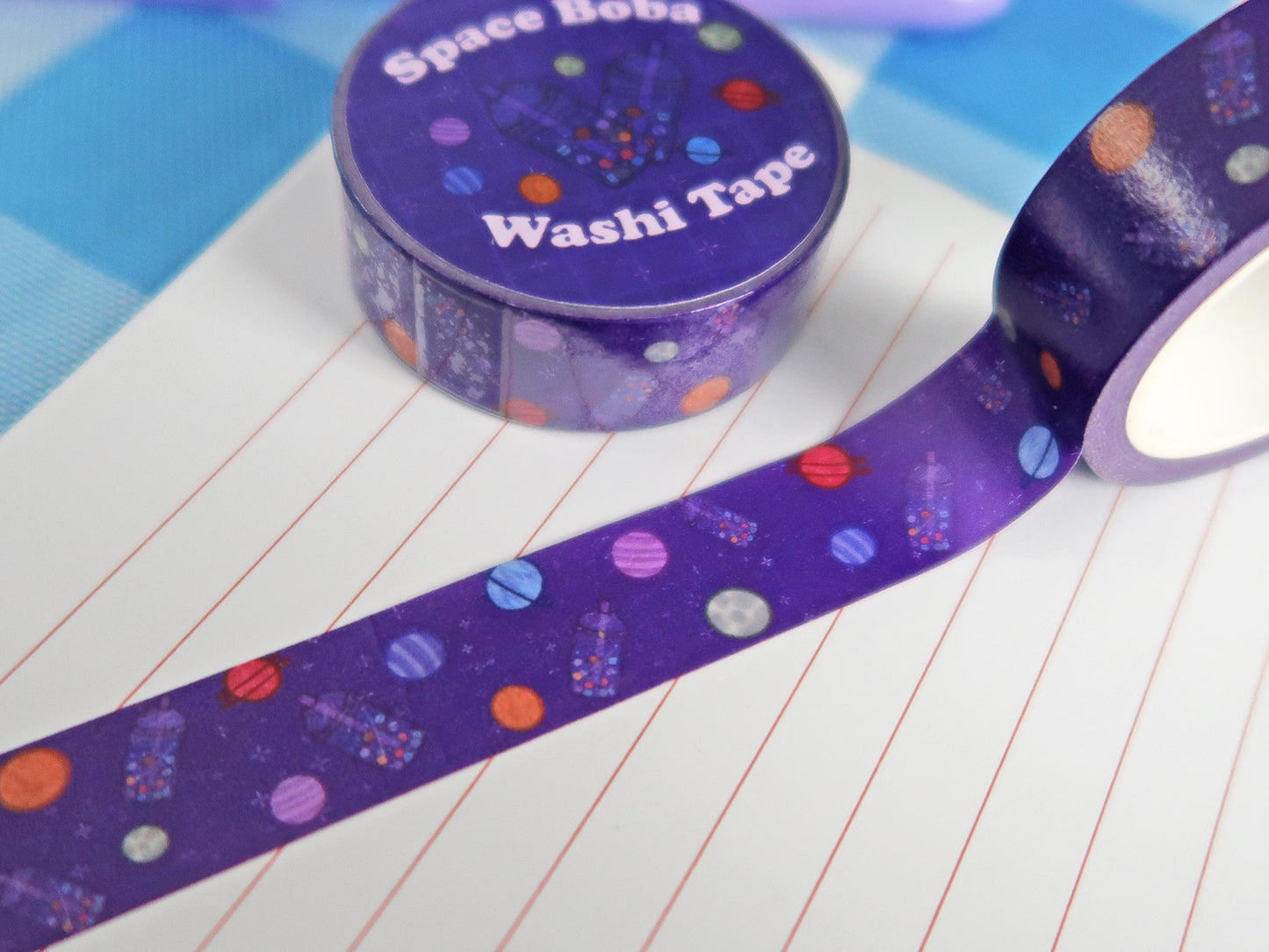 Space Boba Washi Tape