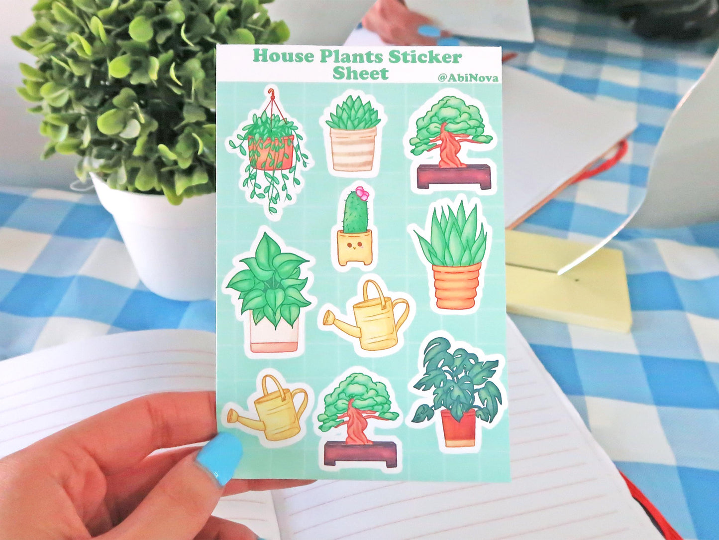 House Plants Sticker Sheet