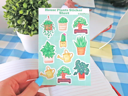 House Plants Sticker Sheet