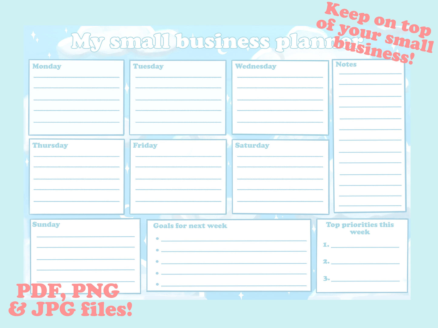 Small Business Planner Digital Download