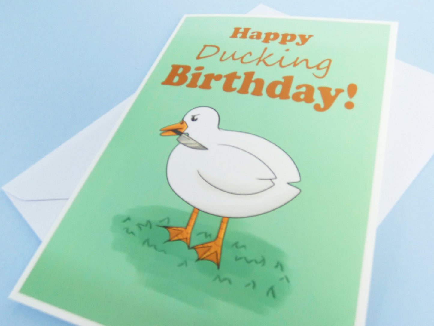 Funny Duck Birthday Card
