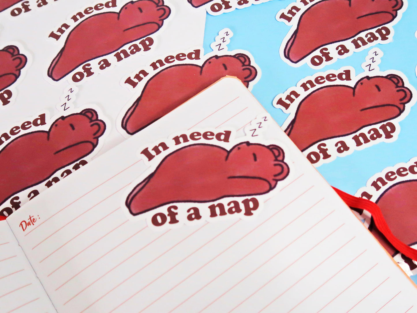 In Need Of A Nap Sticker