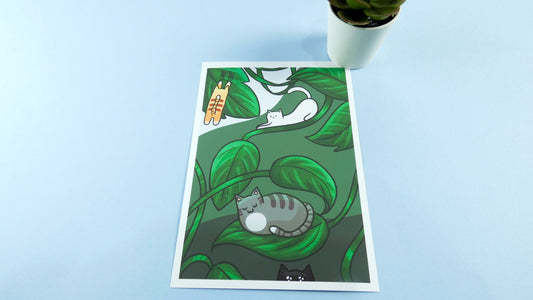 Jungle Cats Art Print