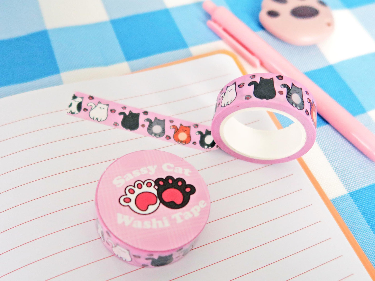 Sassy Cat Washi Tape