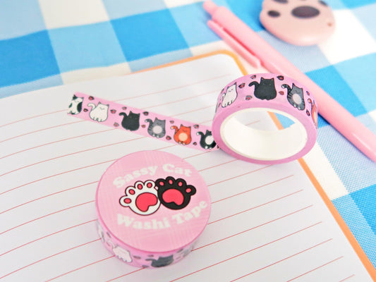 Sassy Cat Washi Tape