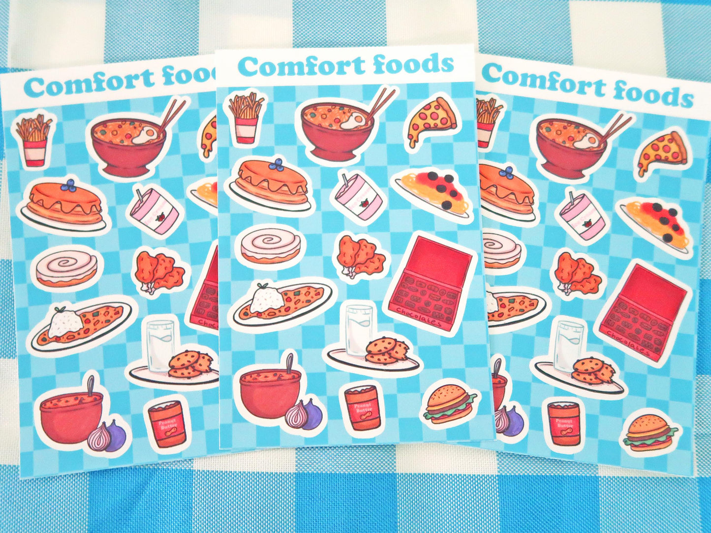 Comfort Foods Sticker Sheet