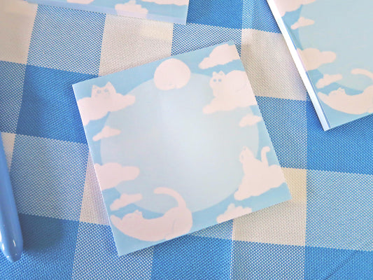 Cat Clouds Sticky Notes