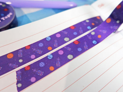 Space Boba Washi Tape