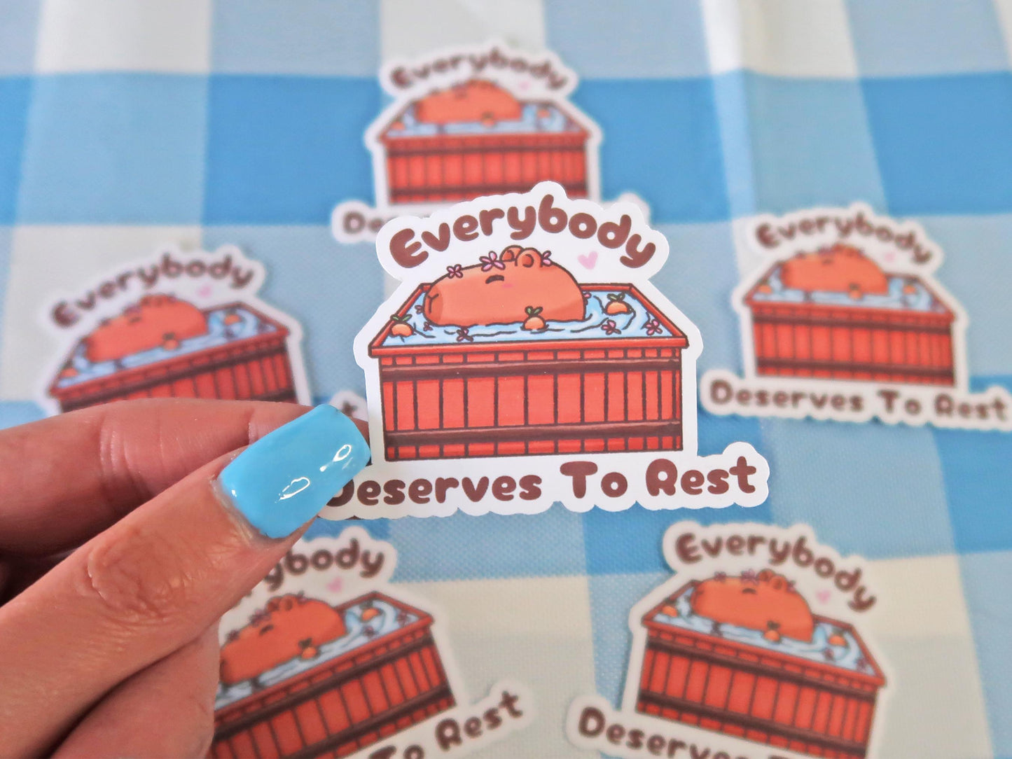 Everybody Deserves To Rest Sticker