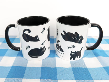 Cute Black Cat Mug