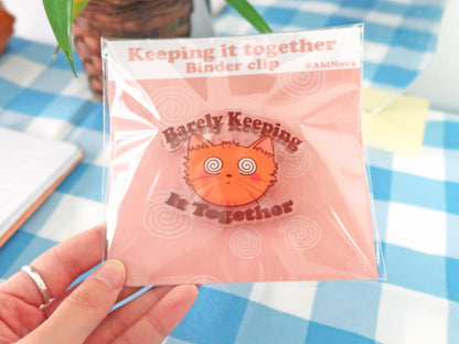 Keeping It Together Binder Clip