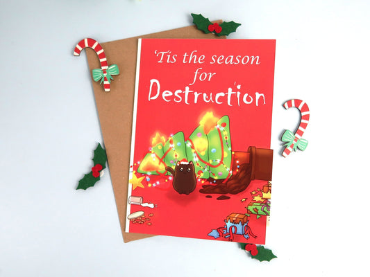 Funny Cat Christmas Cards