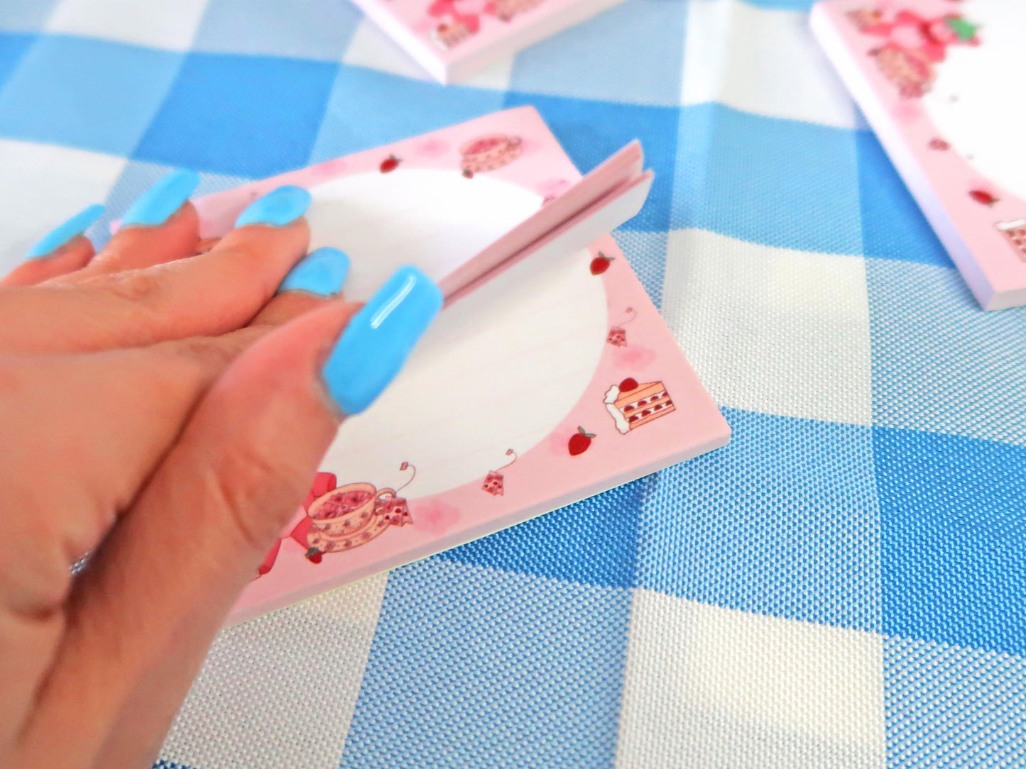 Strawberry Tea Party Sticky Notes