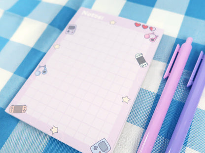 Pastel Gaming A5 Notepad.
