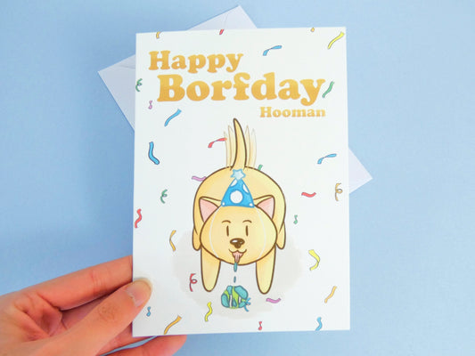 Funny Dog Birthday Card