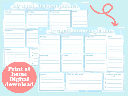 Small Business Planner Digital Download
