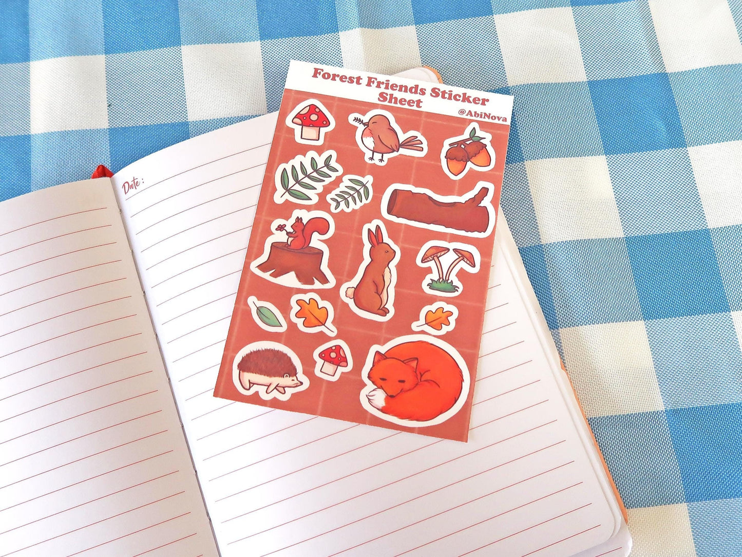 Woodland Critters Sticker Sheet
