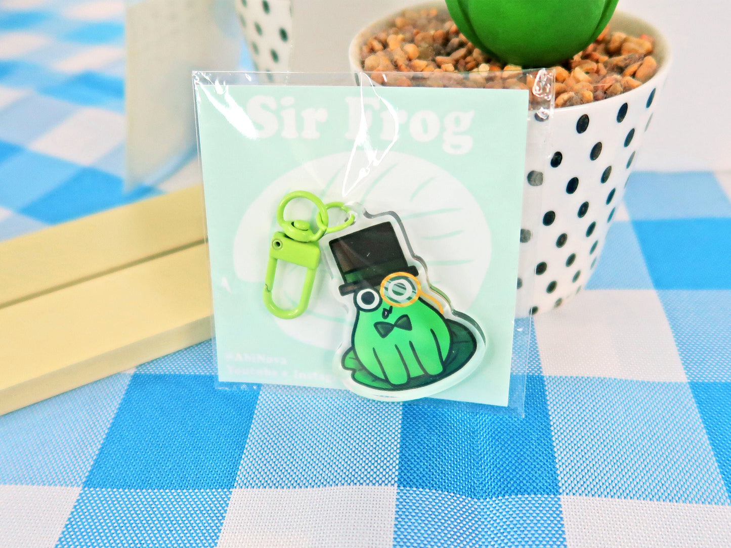 Sir Frog Keychain